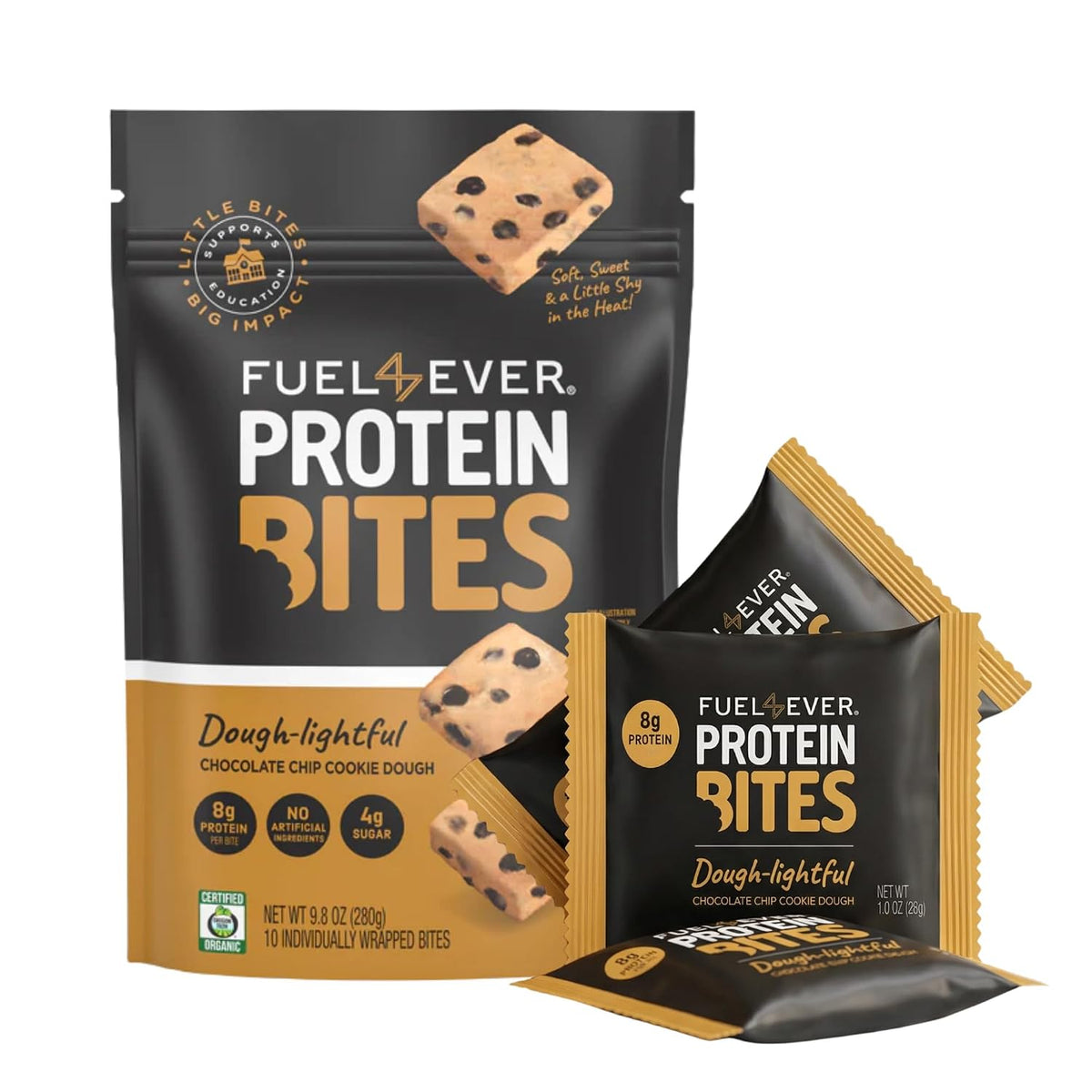 FUEL 4 EVER Protein Bites Chocolate Chip Cookie Dough