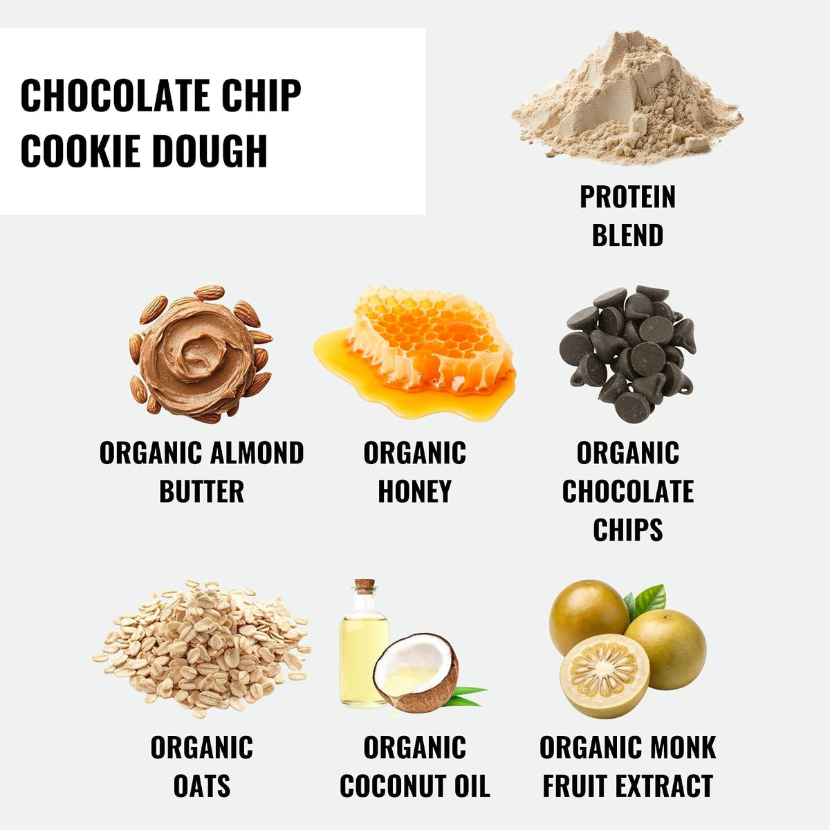 FUEL 4 EVER Protein Bites Chocolate Chip Cookie Dough
