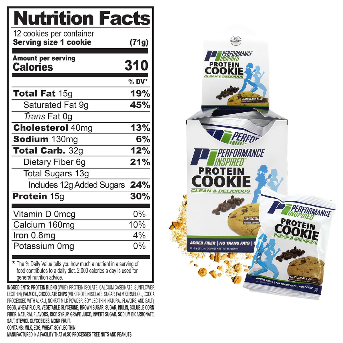 Performance Inspired Protein Cookie Chocolate Chip