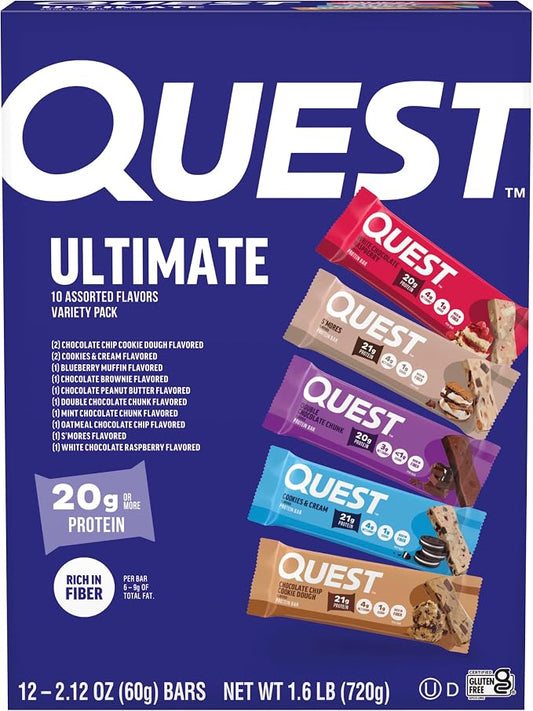 Quest Nutrition Ultimate Variety Pack Protein Bars