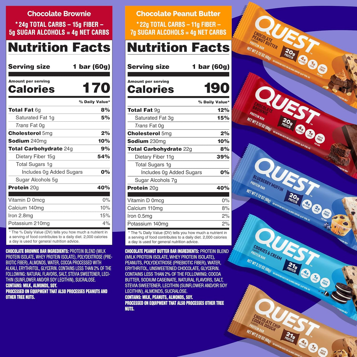 Quest Nutrition Ultimate Variety Pack Protein Bars