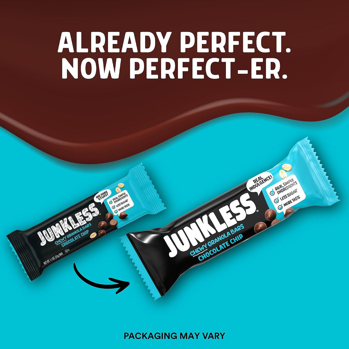 JUNKLESS Chewy Granola Bars Chocolate Chip