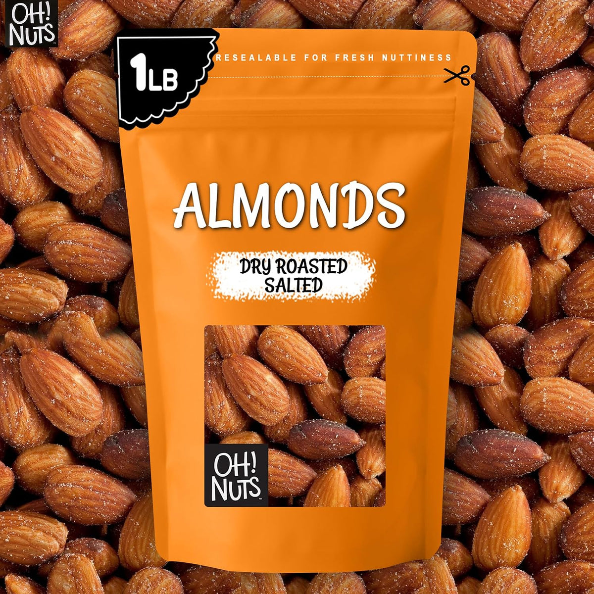 Oh! Nuts Dry Roasted Salted Almonds