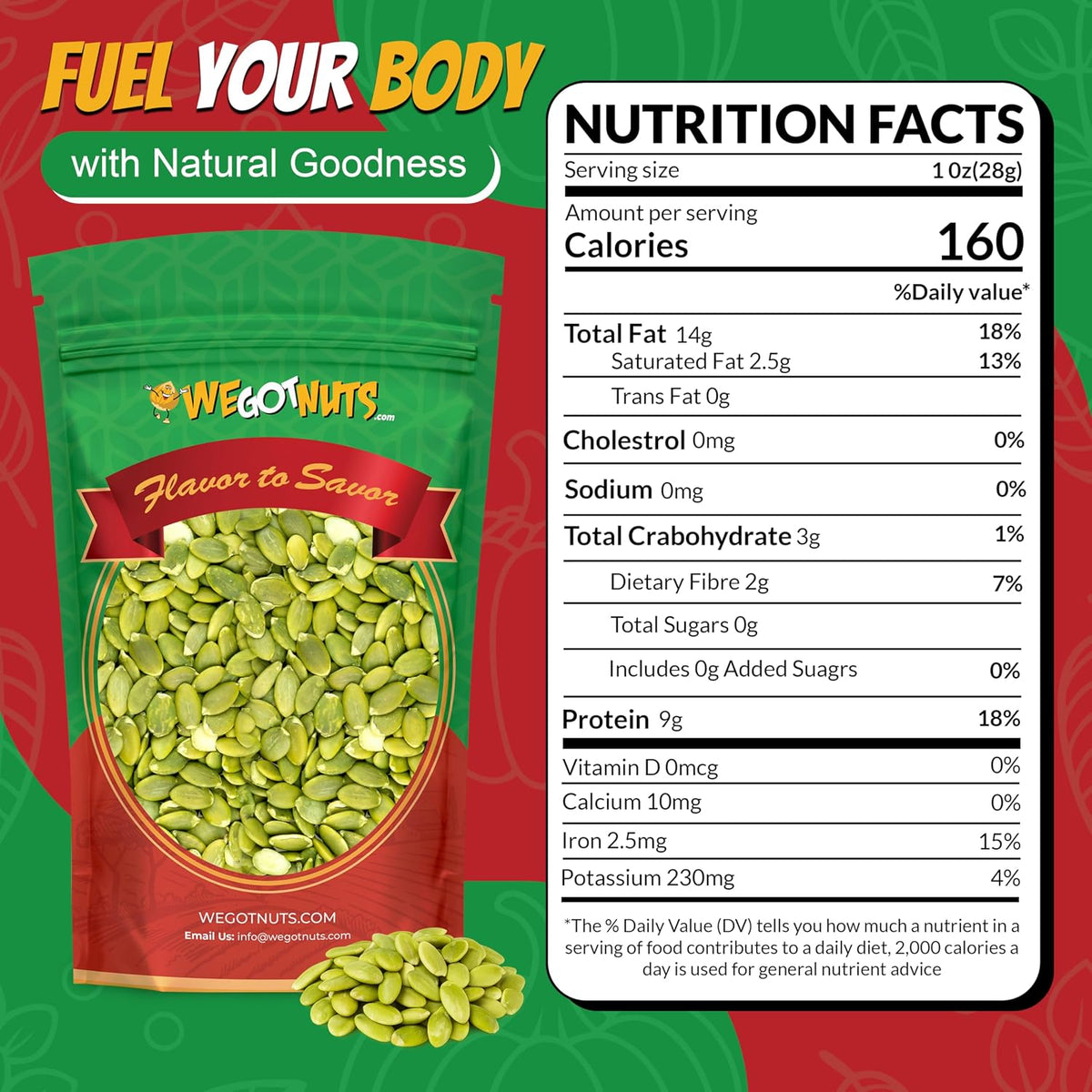 We Got Nuts Pumpkin Seeds